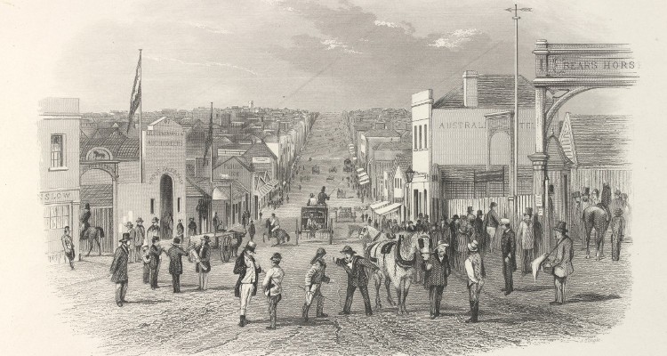 Melbourne 1857 Viktorianisches Zeitalter